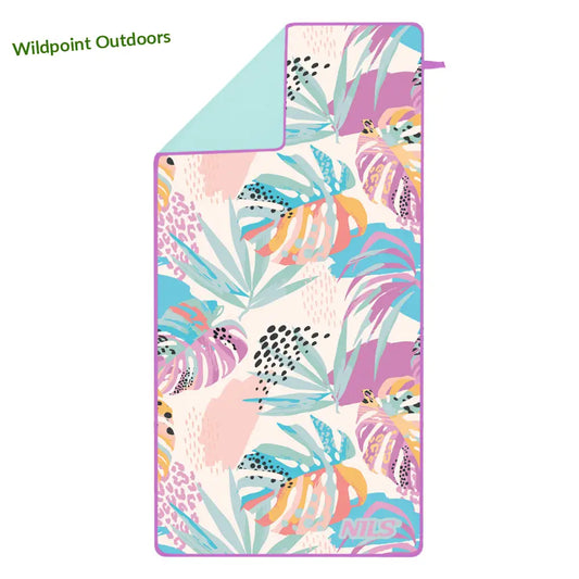 Mikrokuitupyyhe ncr14 flora 160x80 cm nils - accessories - wildpoint retkeily 21,90 €