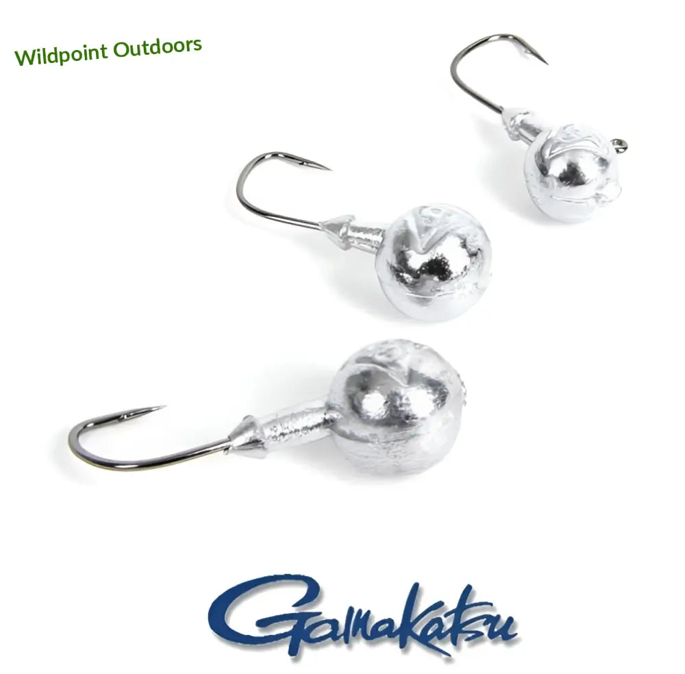 Mini-kokoinen gamakatsun jigipää. 3kpl paketissa - retkeily