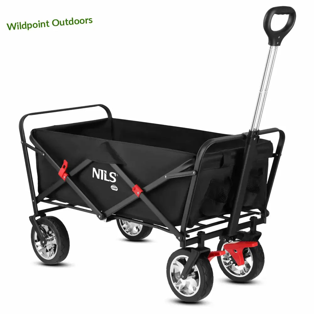 Musta vetokärry 120l nc2603 nils camp - accessories retkeily 139,90 €