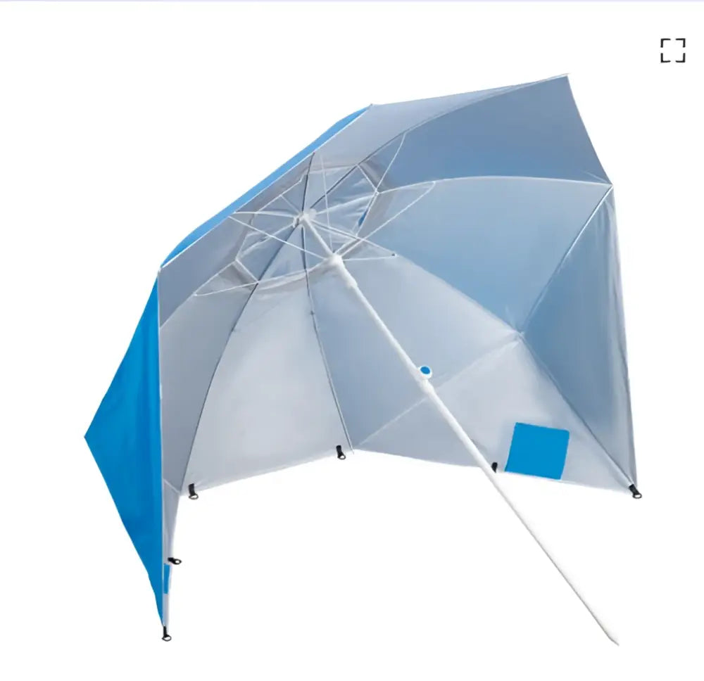 Nc7822 nils aurinkovarjo rannalle läpinäkyvällä keskiosalla - sininen - accessories nils retkeilyvarusteet