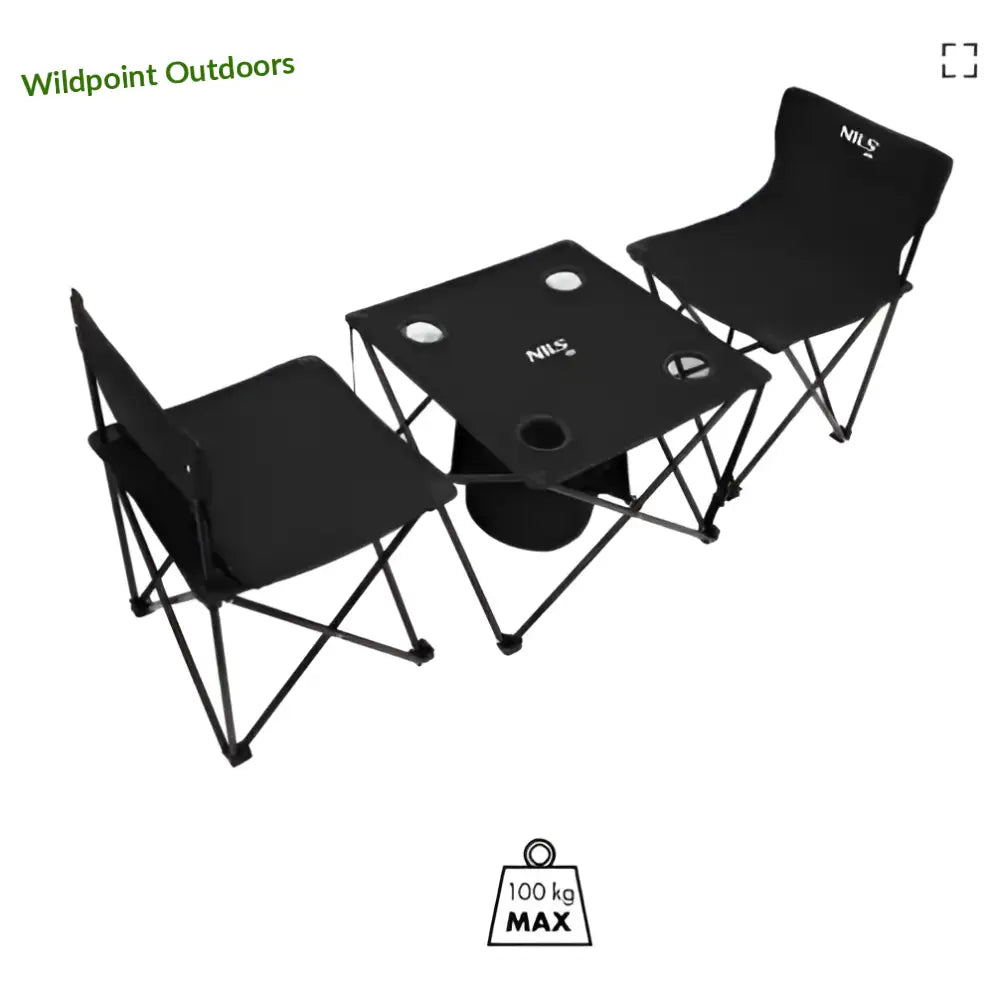 Nils camp retkisetti: pöytä ja 2 tuolia nc3304 - accessories retkeily 49,90 €