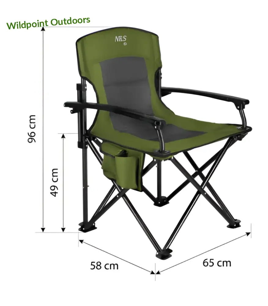 Nils camp retkituoli nc3075 – sininen tai vihreä - accessories retkeily