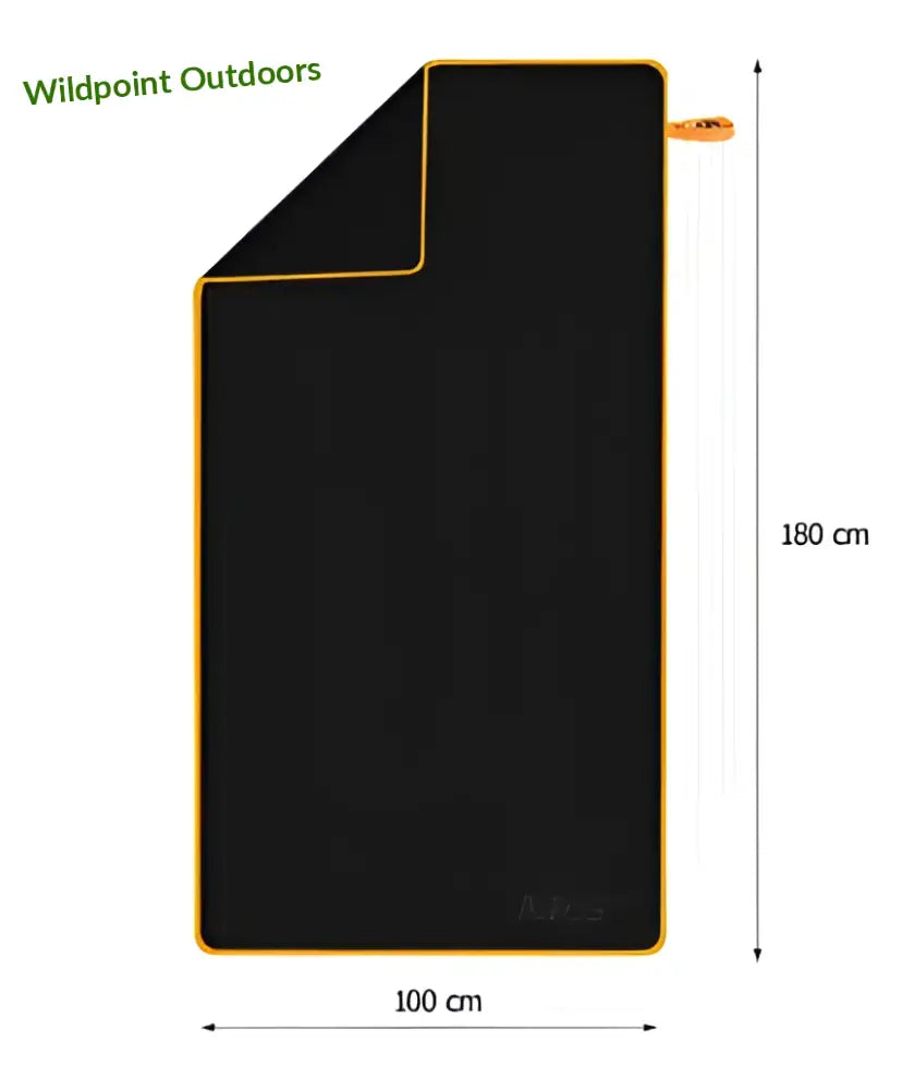 Nils mikrokuitupyyhe 180x100 cm ncr12 (7 väriä) - accessories retkeily