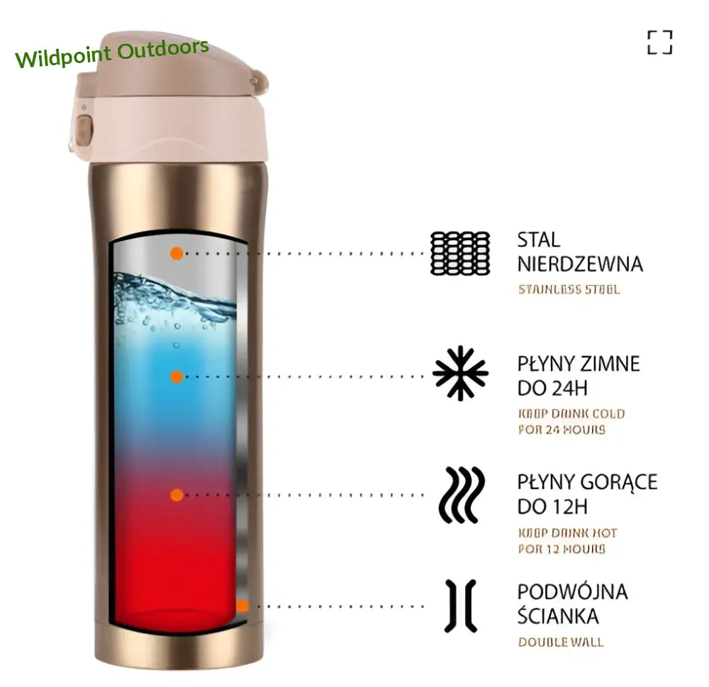 Nils termos 430 ml ncb10 - 4 väriä - accessories - retkeily