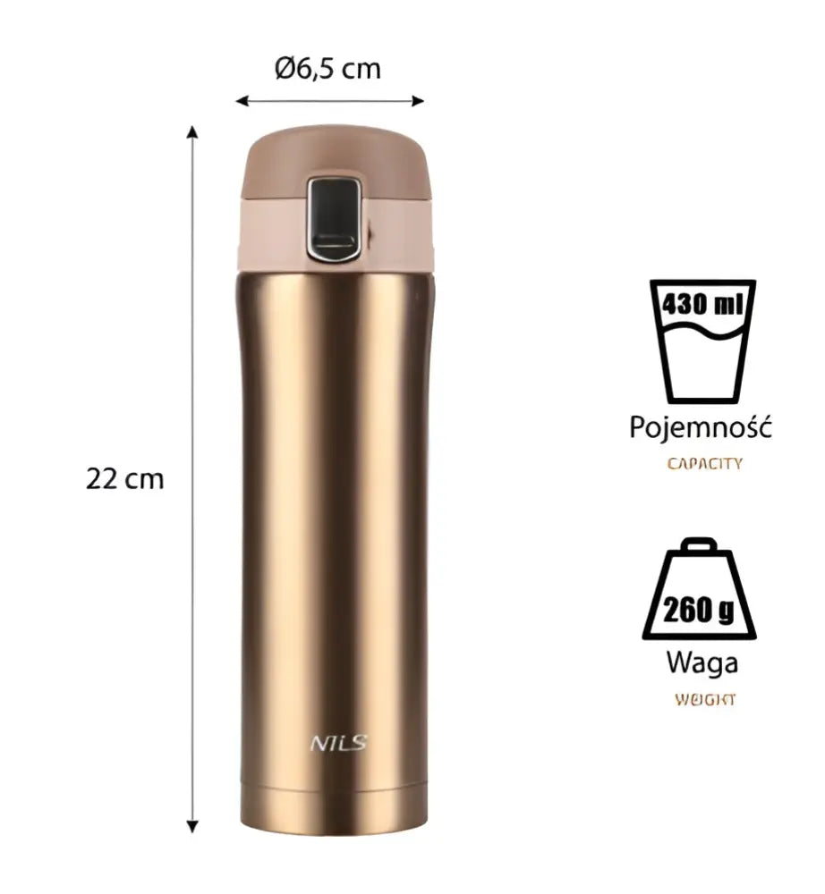 Nils termos 430 ml ncb10 - 4 väriä - accessories - retkeilyvarusteet verkkokaupasta