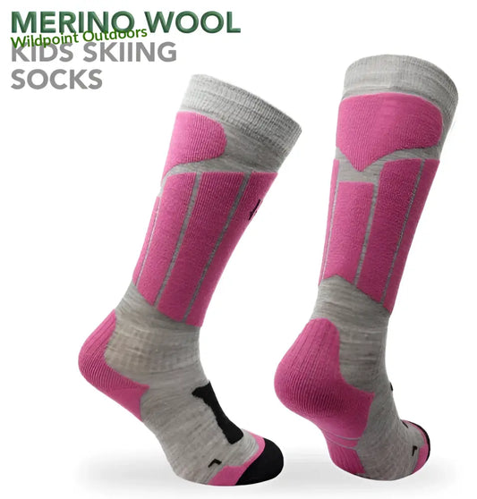 Norfolk aspen kids hiihtosukat pink - 23-26 - wildpoint retkeily 12,90 €