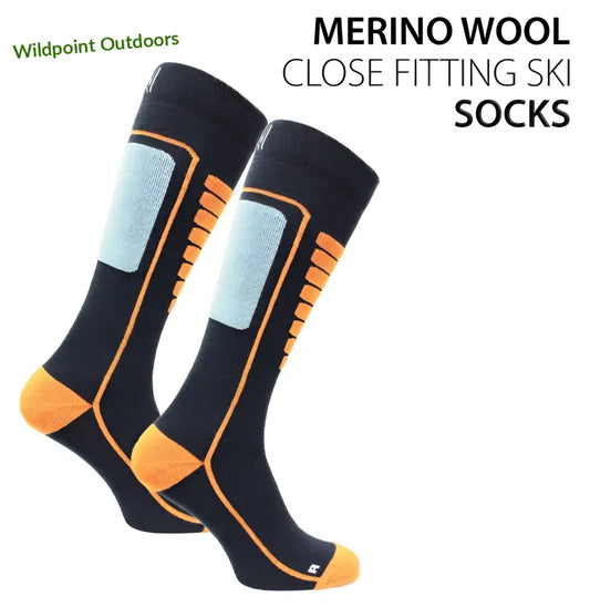 Norfolk courchevel hiihtosukat navy/oranssi - 35-38 - retkeily 13,90 €