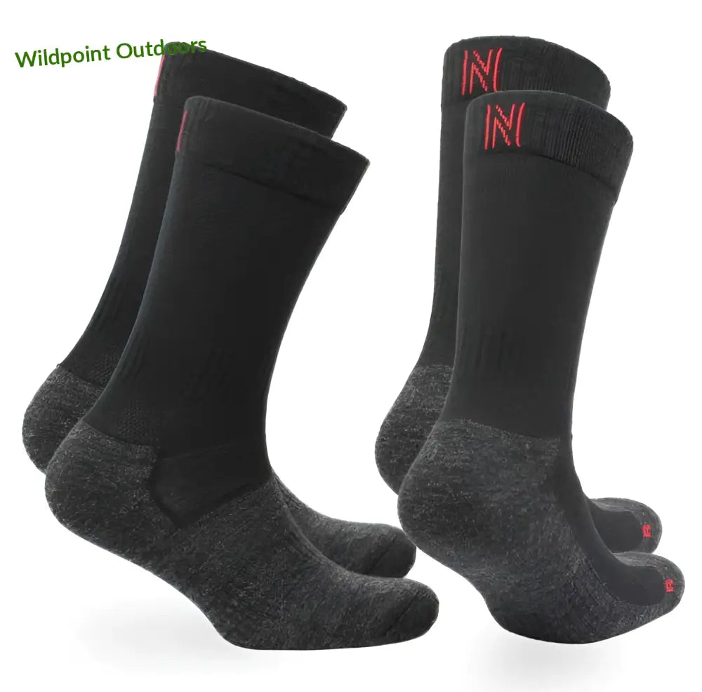 Norfolk leonardo merinovillasukat 2pr musta - 35-38 - retkeily 18,90 €