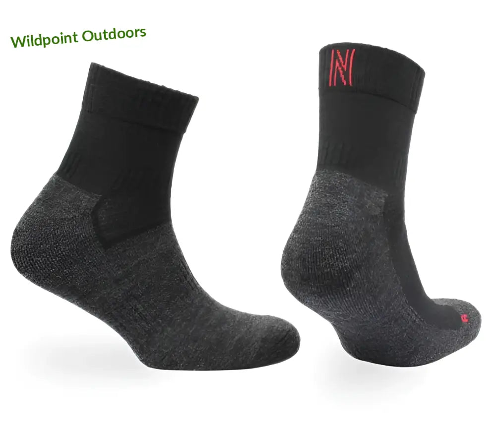 Norfolk leonardo qtr merinovillainen urheilusukka 2pr musta - 35-38 - retkeily 16,90 €