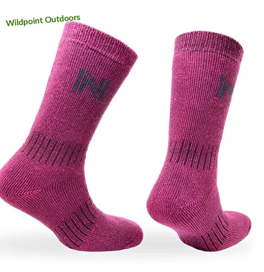 Norfolk nordique merinovilla saapassukat magenta - 35-38 - retkeily 10,90 €