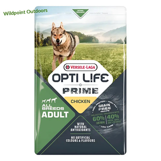 Opti life prime adult kana - 2.5kg - wildpoint outdoors retkeily 21,90 €