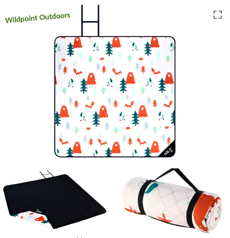 Picnic huopa ’forest’ nc8028 195x200 cm nils camp - accessories retkeily 29,90 €