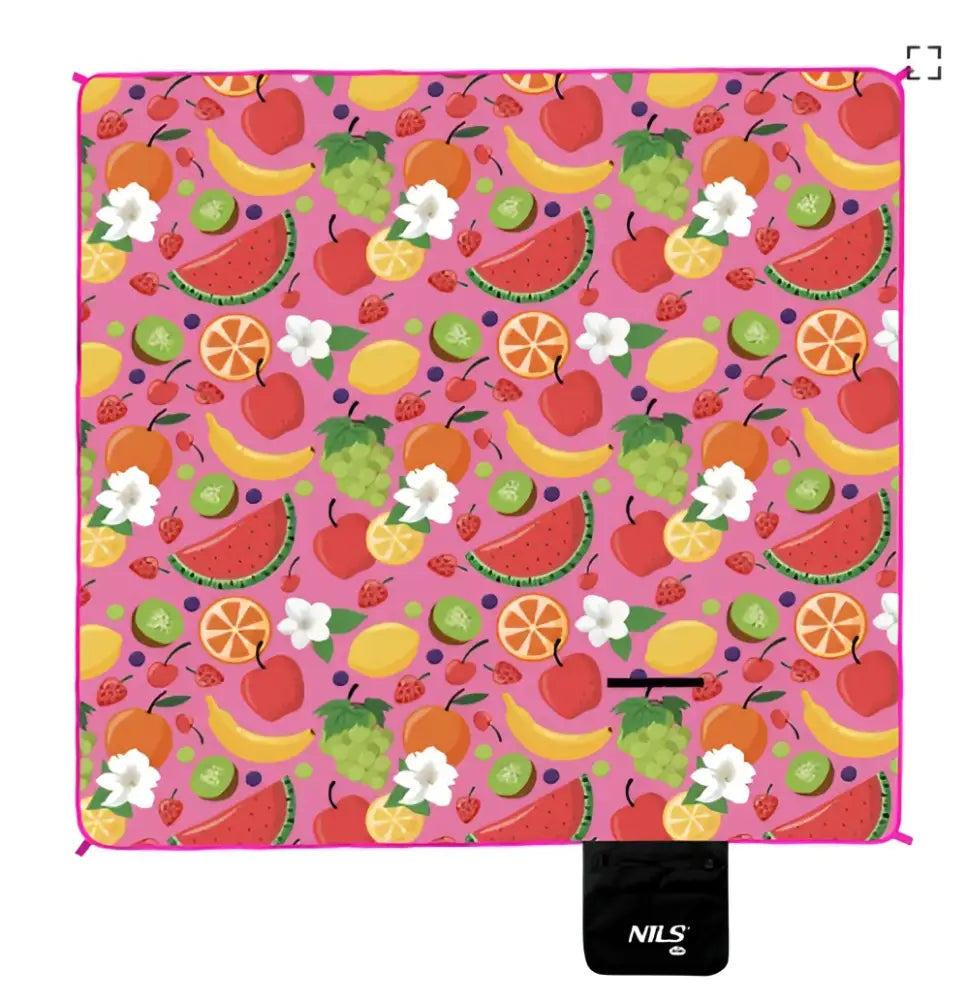 Picnic huopa ’fruit’ 200x200 cm nc2223 nils camp - accessories retkeilyvarusteet verkkokaupasta 19,90 €