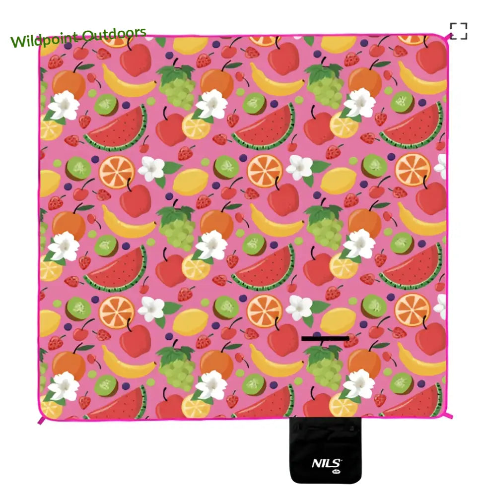 Picnic huopa ’fruit’ 200x200 cm nc2223 nils camp - accessories retkeily 19,90 €