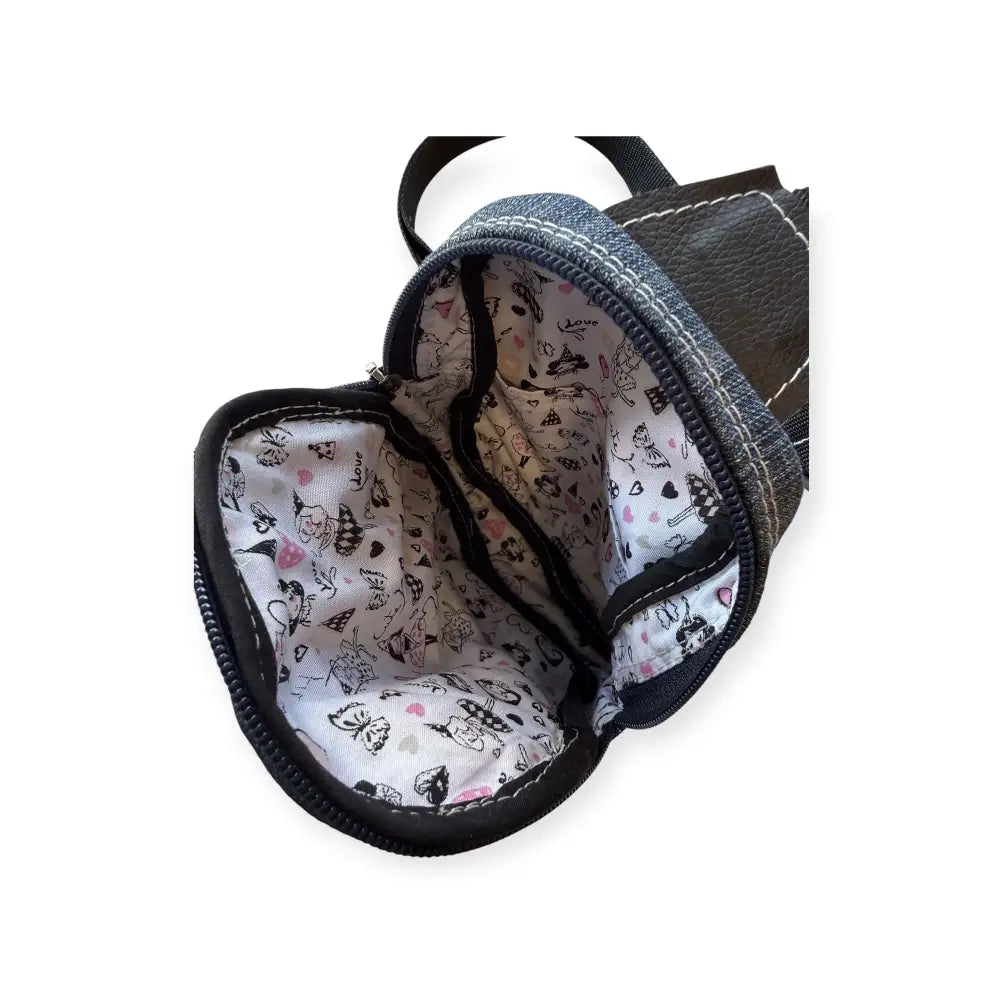 Pikkureppu farkku - kierrätetyistä farkuista retkeilyvarusteet verkkokaupasta