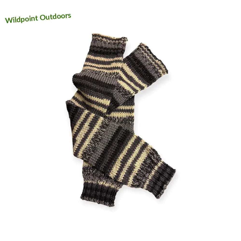 Pitkät säärystimet harmaaraita - säärystimet - wildpoint outdoors retkeily 44,90 €