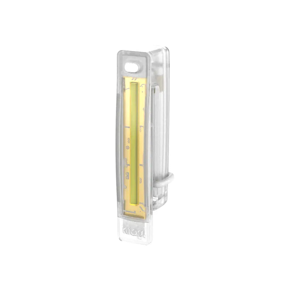 Plus free twinpack kirkas muovinen polkupyörän valo keltainen led-nauha ja mittamerkinnät