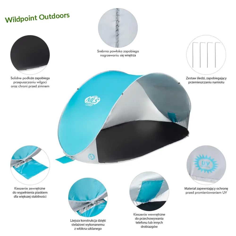 Pop up rantateltta nc3174 nils camp - accessories - wildpoint retkeily