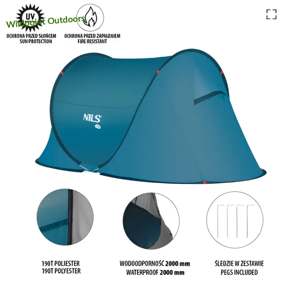 Pop up teltta nc3743 nils camp - accessories - wildpoint outdoors retkeily
