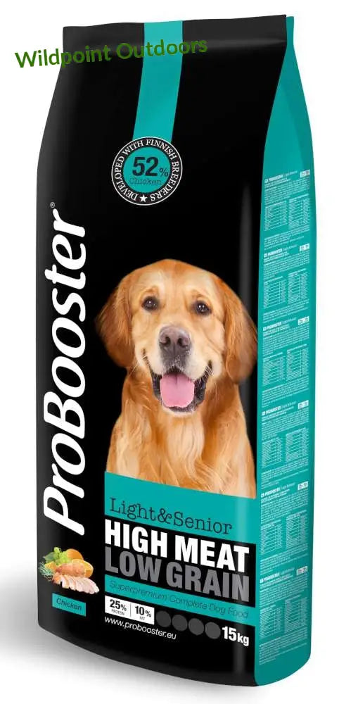 Probooster adult light & senior chicken - 3kg - wildpoint retkeily 18,50 €