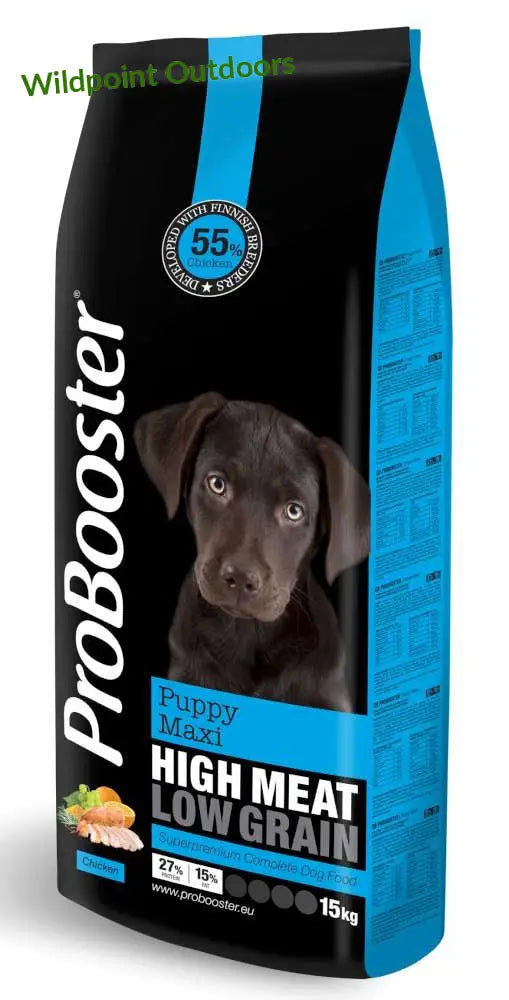 Probooster puppy maxi chicken - 3kg - wildpoint outdoors retkeily 18,50 €