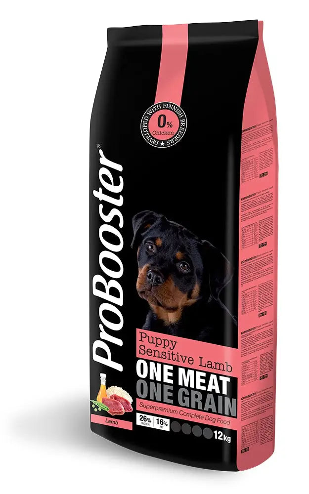 Probooster puppy sensitive lamb - 2kg - wildpoint outdoors retkeilyvarusteet verkkokaupasta 16,50 €