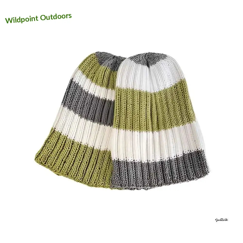Puuvillapipo sammal - vihreä-valko-harmaa - pipo - wildpoint outdoors retkeily 19,90 €