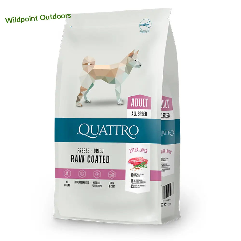 Quattro dog adult lamb all breed - 3kg - wildpoint outdoors retkeily 16,90 €
