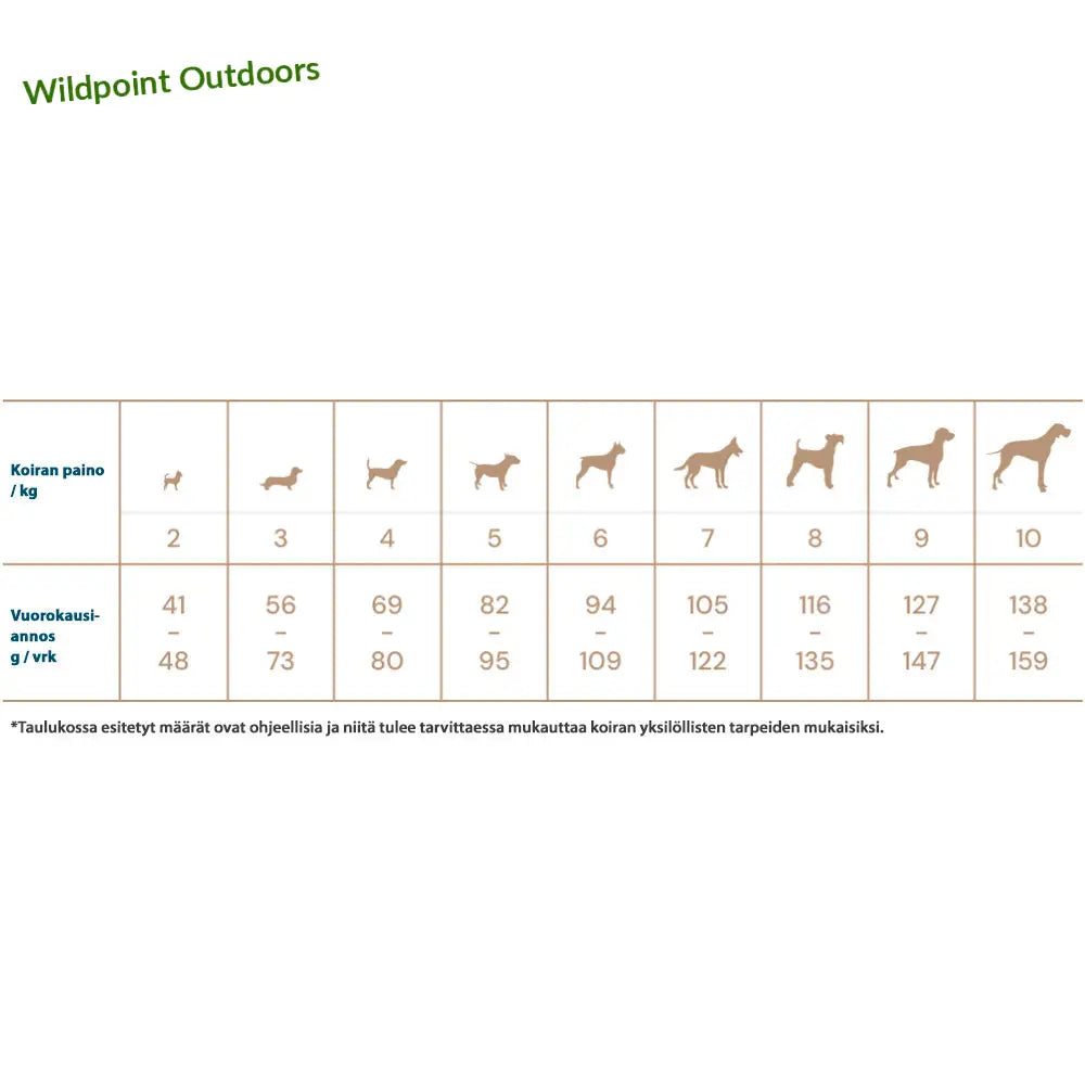 Quattro dog small breed adult with lamb - wildpoint retkeily