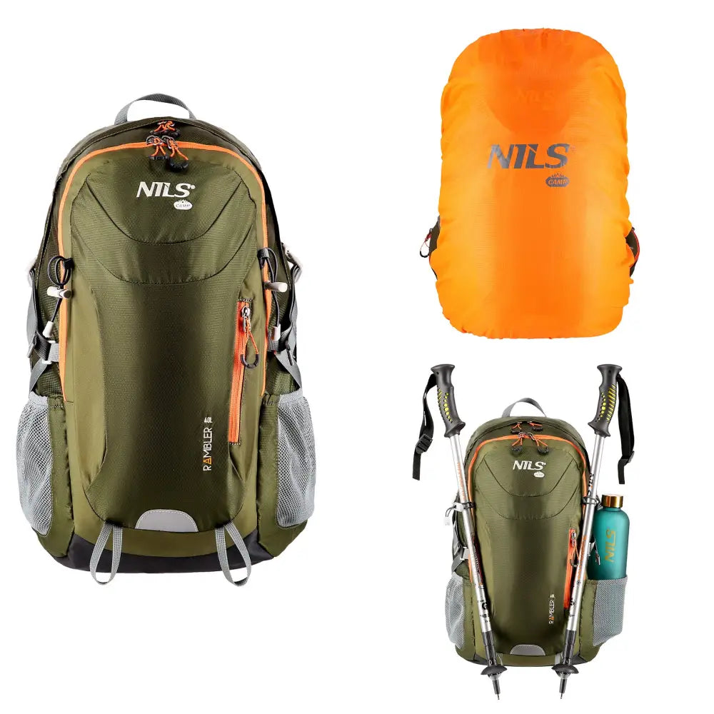 Reppu 40l rambler vihreä nc1917 nils camp - retkireppu - wildpoint retkeilyvarusteet verkkokaupasta 58,90 €