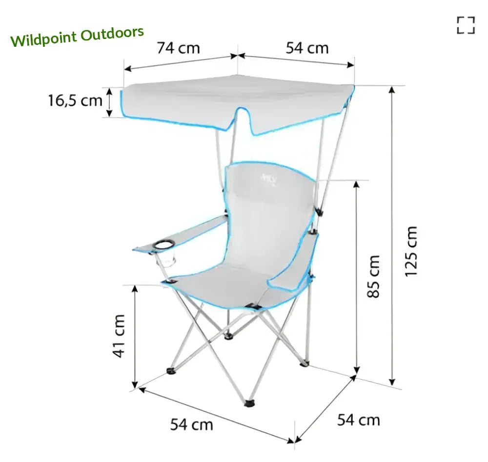 Retkituoli sunshade nc3087 nils camp - harmaa - accessories - retkeily 41,90 €