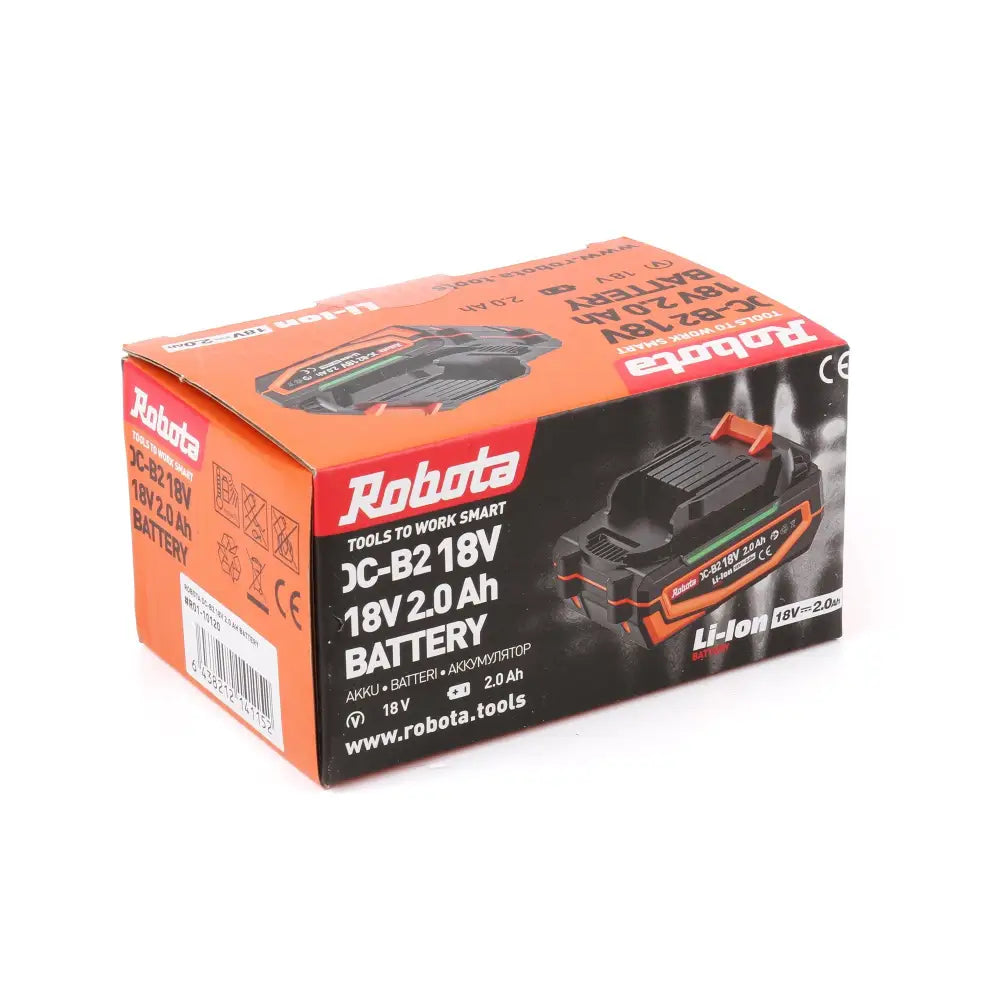 Robota dc-b2 18v 2ah akku - akku litiumioni retkeilyvarusteet verkkokaupasta 29,90 €