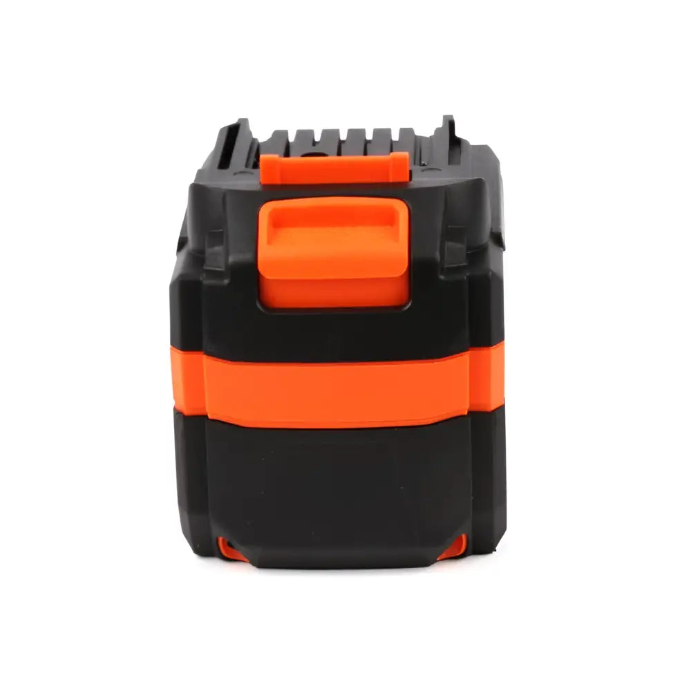 Robota dc-b6 18v 6ah musta ja oranssi muovinen akkutyökalu teksturoiduilla kahvoilla