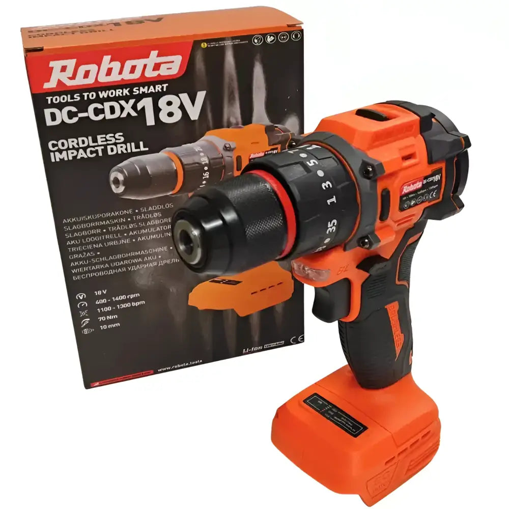 Robota dc-cdx18v akkuporakone 10mm runko - akkuporakone dc cdx 18v kaksi vaihdetta retkeilyvarusteet verkkokaupasta