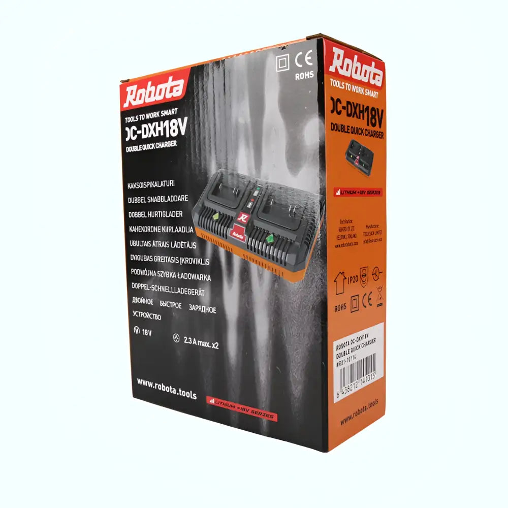 Robota dc-dxh18v kaksoispikalaturi - kaksoispikalaturi 18v retkeilyvarusteet verkkokaupasta 38,90 €