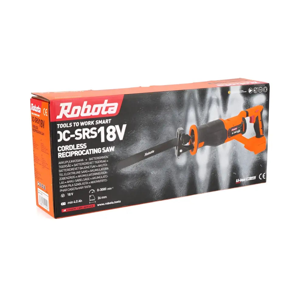 Robota dc-srs18v akkupuukkosaha runko - monipuoliseen käyttöön retkeilyvarusteet verkkokaupasta 78 €