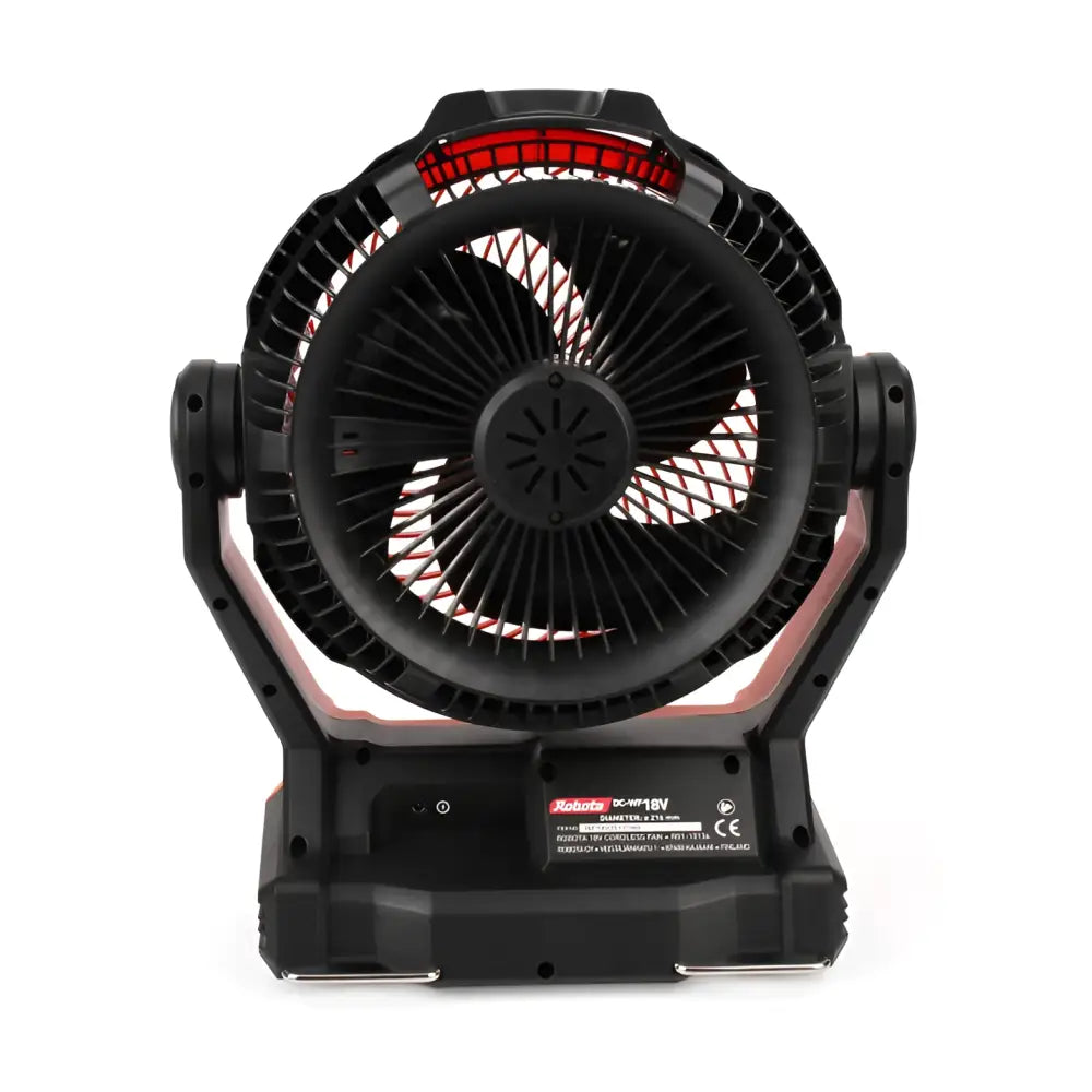 Robota dc-wf18v akkutuuletin runko - akkukäyttöinen 18v tuuletin retkeilyvarusteet verkkokaupasta 58,90 €