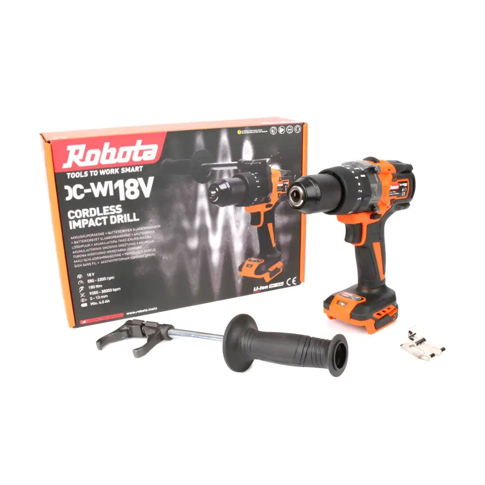 Robota dc-wi18v iskevä akkuporakone kahvalla runko - iskevä retkeilyvarusteet verkkokaupasta 119 €