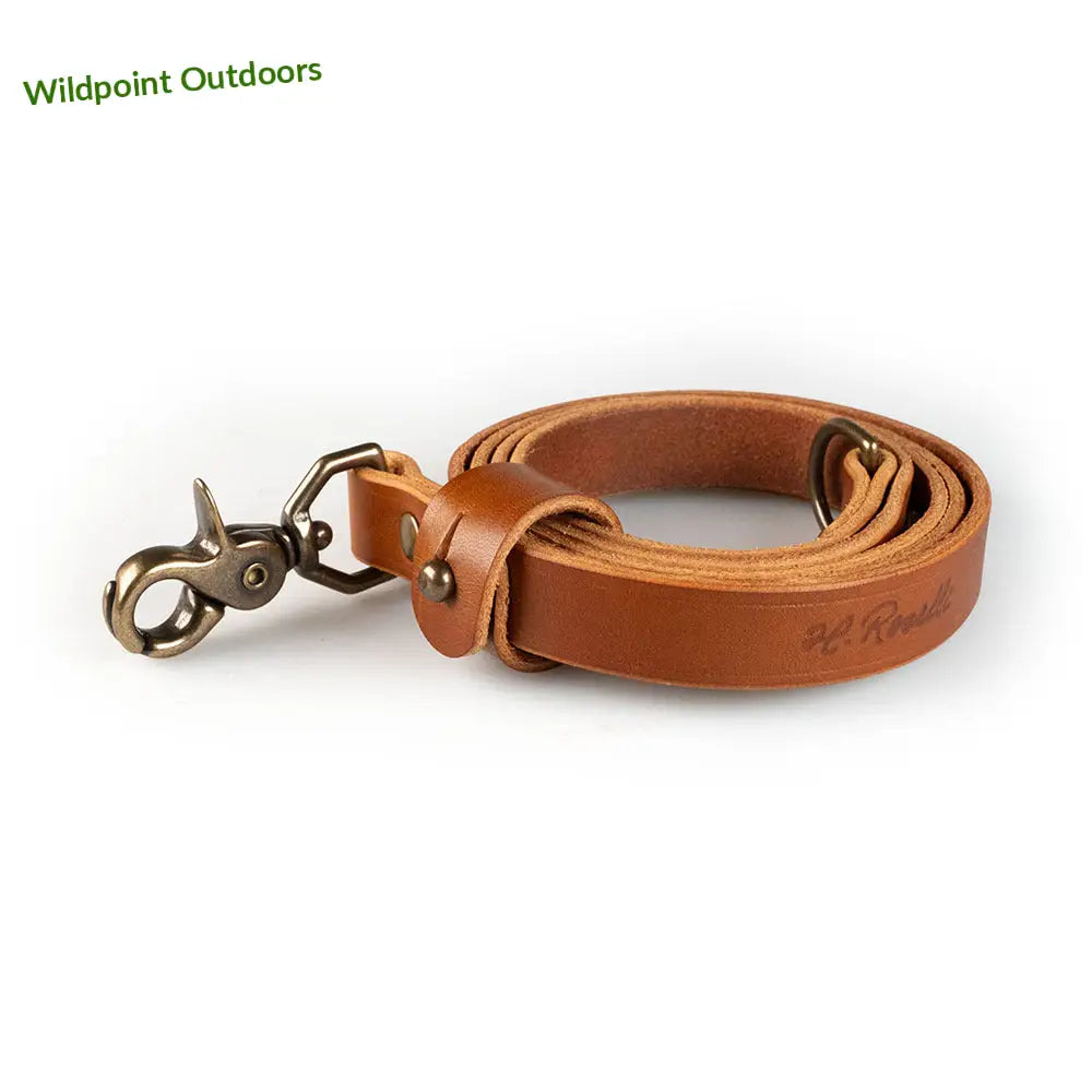 Roselli-koiran talutin d-renkaalla - light brown leather - accessories - wildpoint outdoors retkeily 59 €