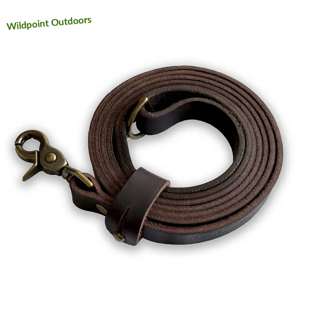 Roselli-koiran talutin käsilenkillä - dark brown leather - accessories - wildpoint retkeily 71 €