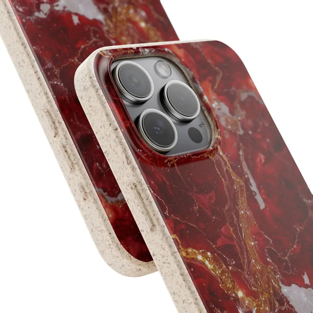 Ruby cream marble - eco case - wildpoint outdoors retkeilyvarusteet verkkokaupasta