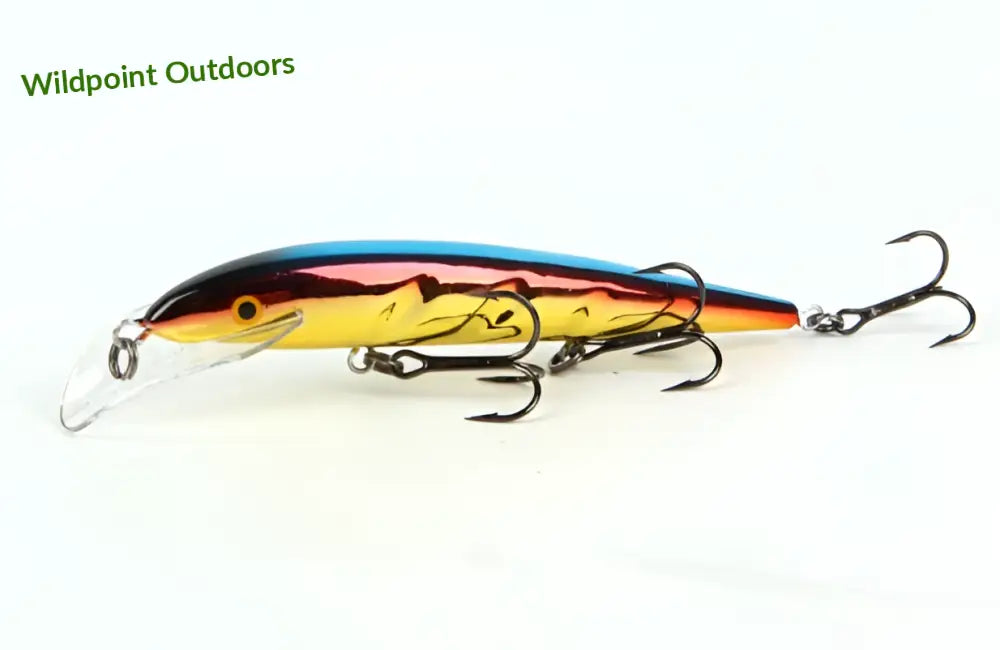 Scandinavian tackle baron 13cm - 13cm blue rainbow chrome - wildpoint outdoors retkeily 7 €