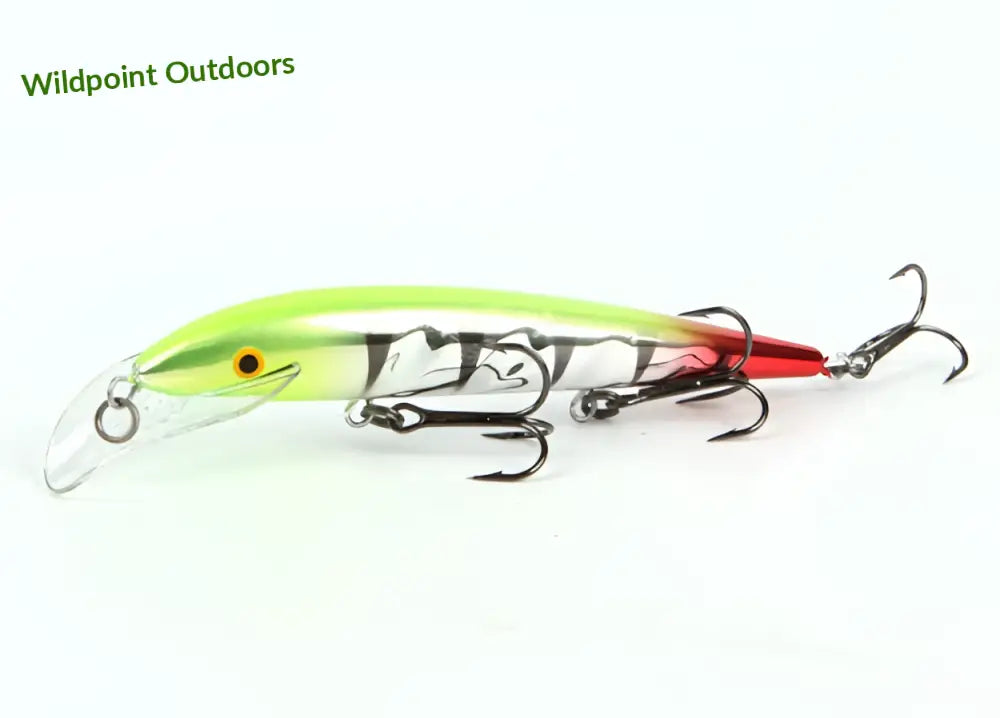 Scandinavian tackle baron 13cm - 13cm lime shark chrome - wildpoint outdoors retkeily 7 €