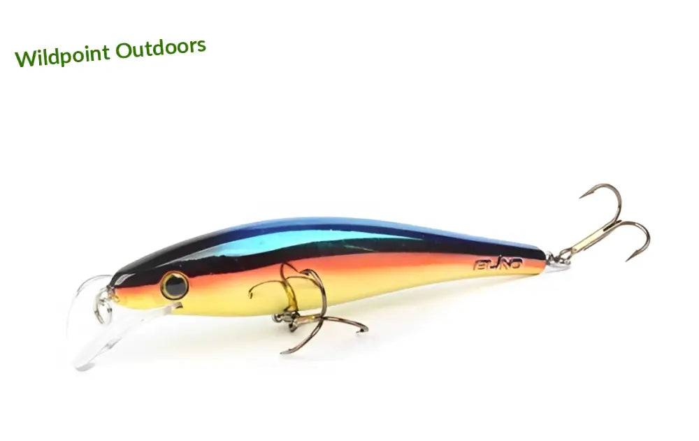 Scandinavian tackle gator wobbler 11cm - #blue rainbow chrome - wildpoint retkeily 5,70 €