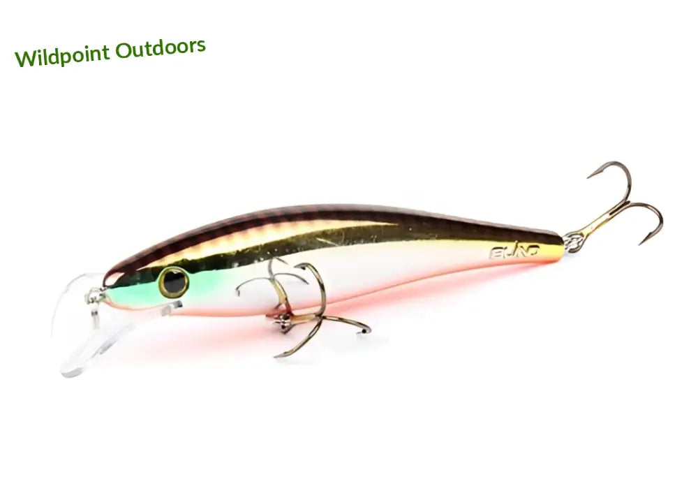 Scandinavian tackle gator wobbler 11cm - #brown stripe chrome - wildpoint retkeily 5,70 €