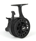 Mustan black ghost spinning kalastuskela skandinaavinen tackle ghost reel gt oikeakätinen pilkkikela modernilla muotoilulla ja teksturoidulla otteella