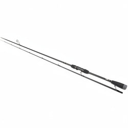 Black carbon fiber scandinavian tackle gloss s612 6’10 avokelavapa with textured grip and sleek modern design