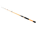 Orange ja musta baitcasting-kalastusvapa textured kahvalla scandinavian tackle hard carrot 125 cm