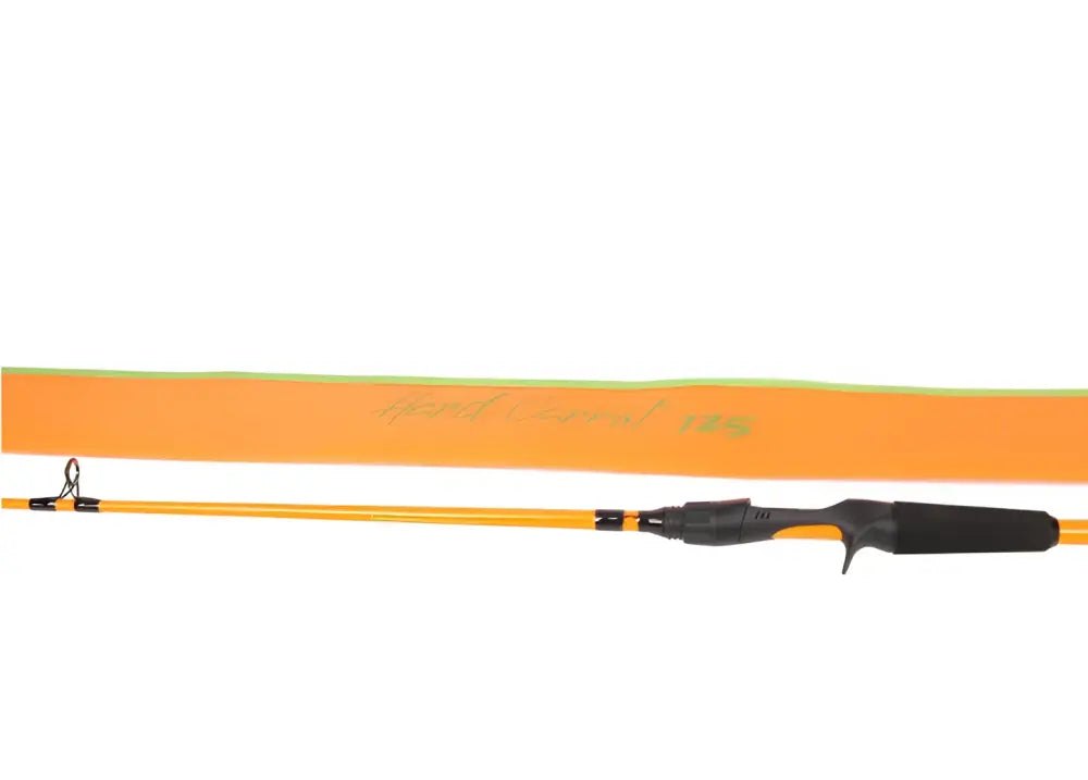 Orange and black Scandinavian Tackle Hard Carrot 125cm fishing rod with sleek modern design for precision fishing