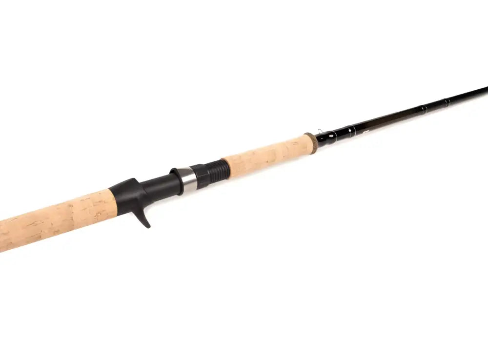 Scandinavian tackle royal salmon 50 90 g 300 cm kalastusvapa mustalla kahvalla ja hopeisilla yksityiskohdilla